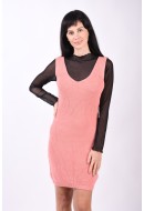 Dress Jjxx Jxalessia Twist Knit Sl Coral Haze
